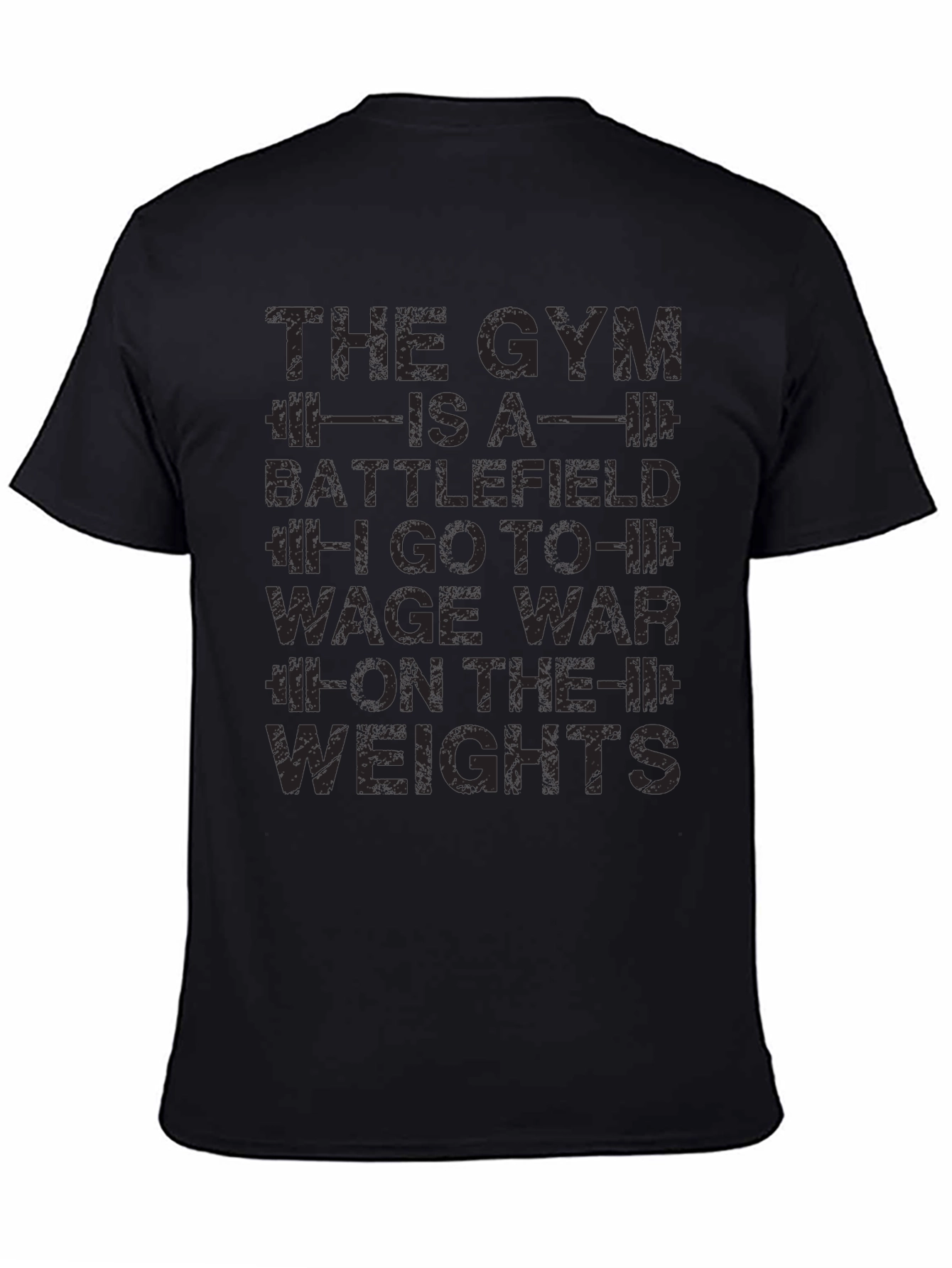 Gym Battlefield Graphic Tee - Workout Motivation