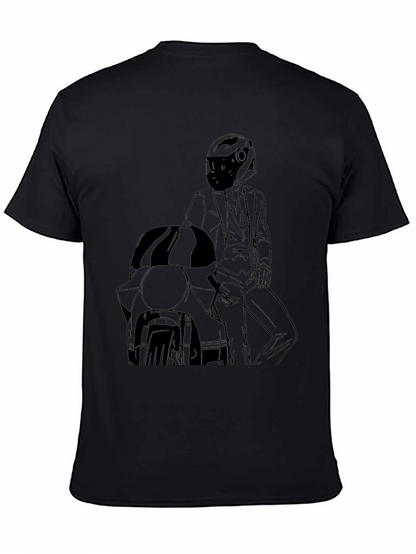 Biker Suit T-Shirt - Cool Motorcycle Graphic Tee