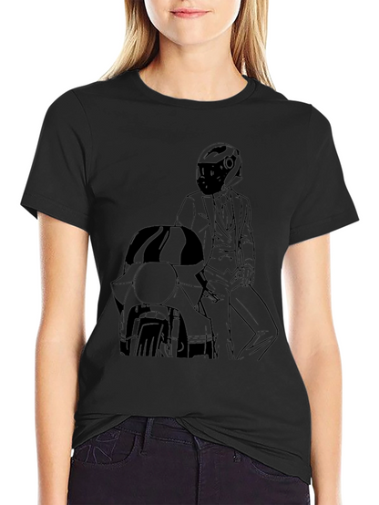Biker Suit T-Shirt - Cool Motorcycle Graphic Tee