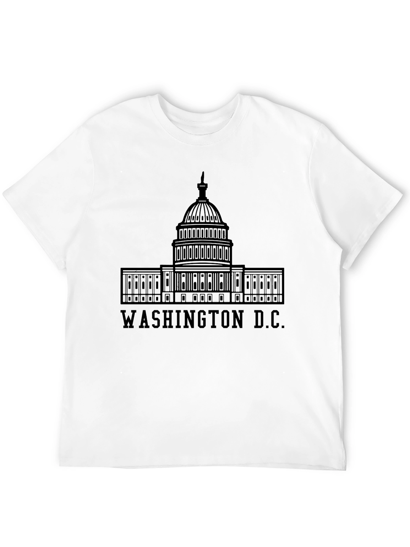 Washington D.C. Capitol Building Graphic T-Shirt
