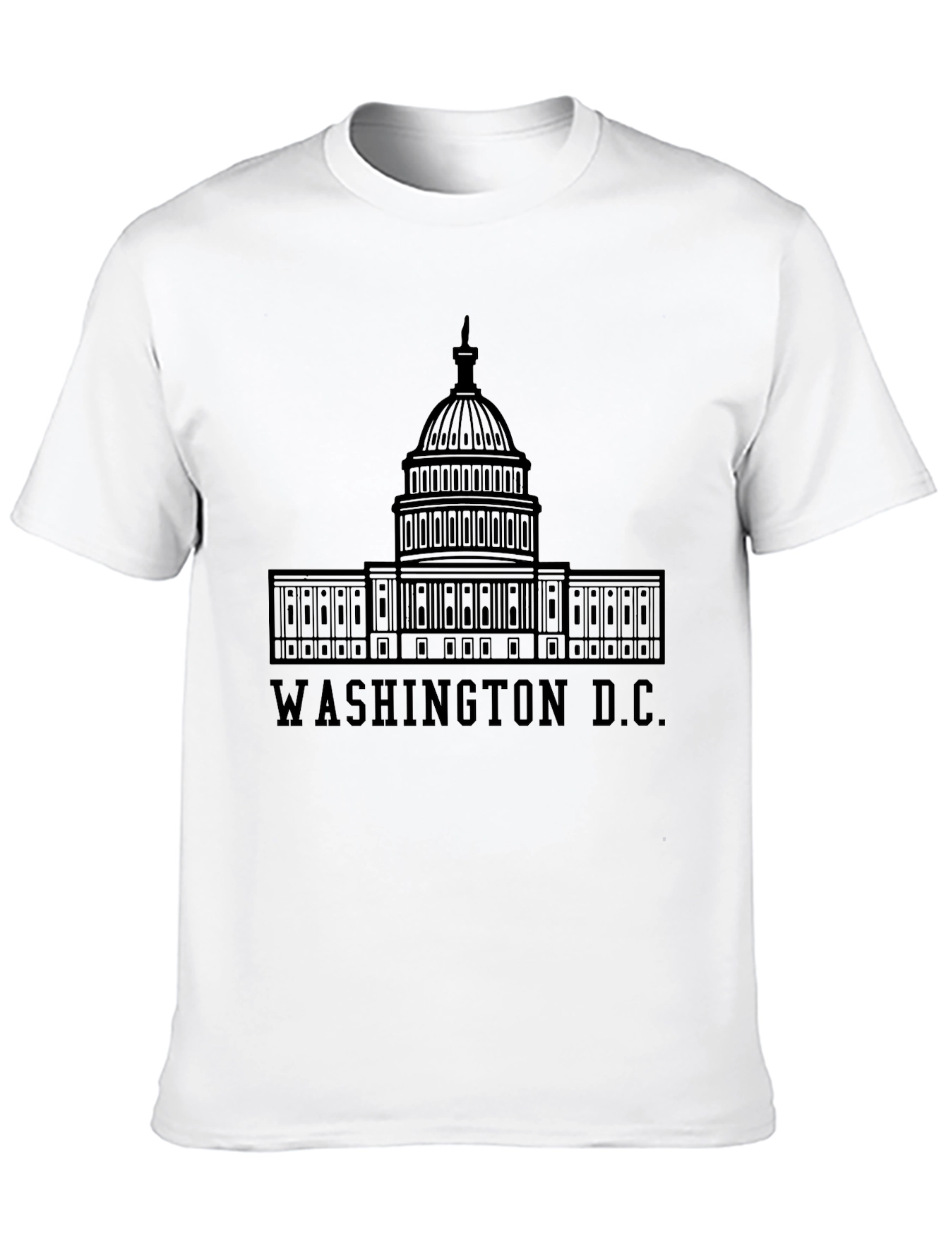 Washington D.C. Capitol Building Graphic T-Shirt