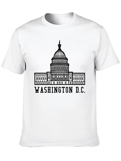 Washington D.C. Capitol Building Graphic T-Shirt