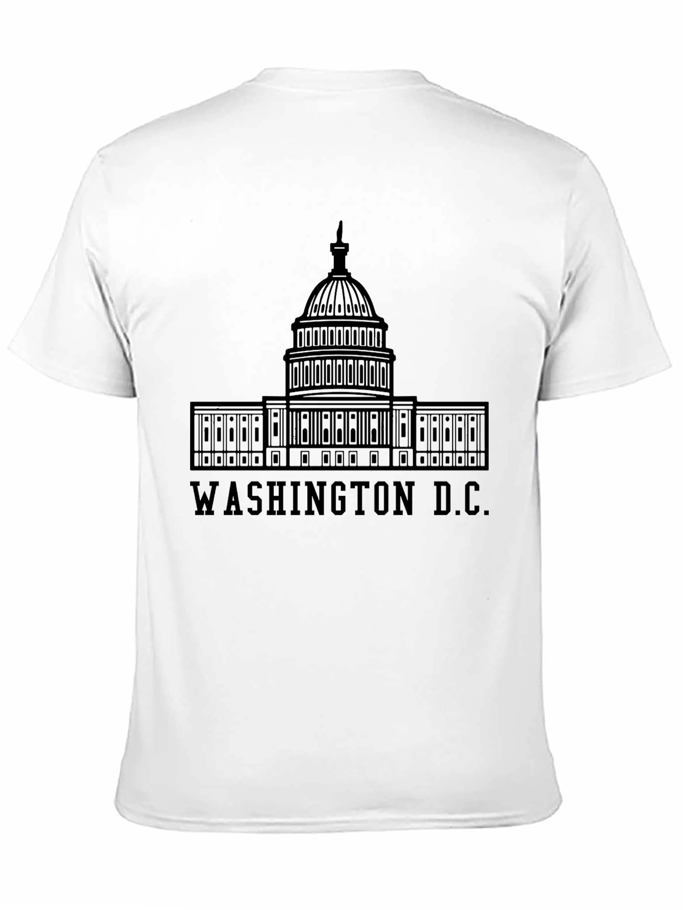 Washington D.C. Capitol Building Graphic T-Shirt