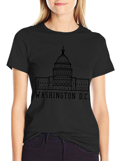 Washington D.C. Capitol Building Graphic T-Shirt