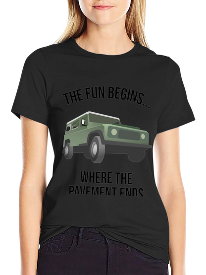 Off-Road Adventure Tee: The Fun Begins...