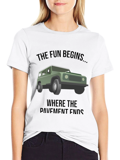 Off-Road Adventure Tee: The Fun Begins...