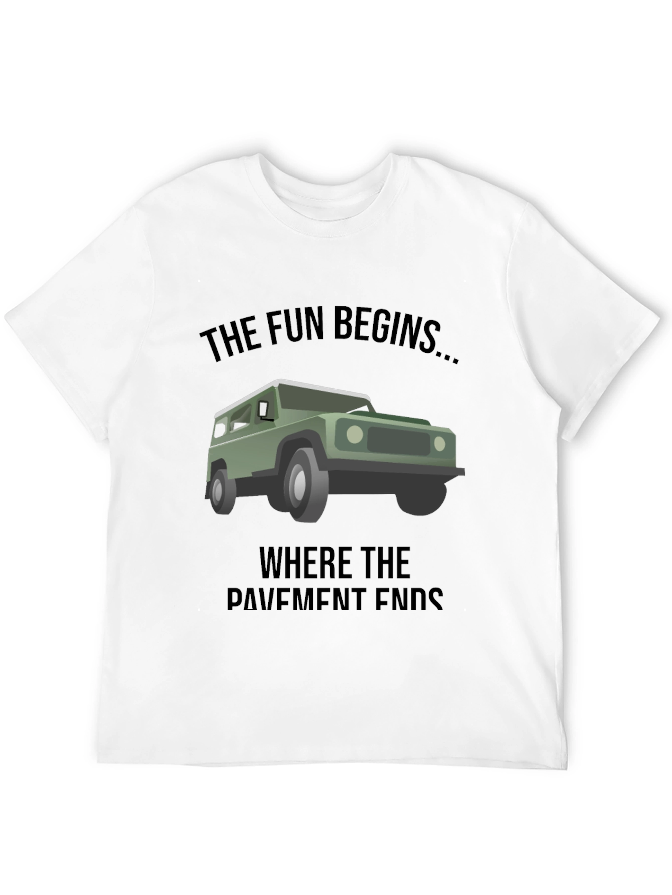 Off-Road Adventure Tee: The Fun Begins...