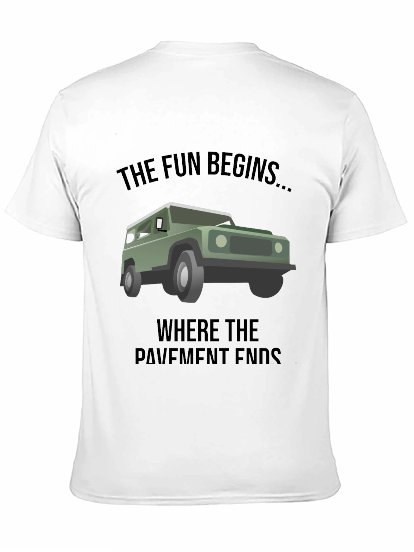 Off-Road Adventure Tee: The Fun Begins...