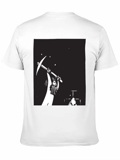 Miner Silhouette Graphic Black T-Shirt