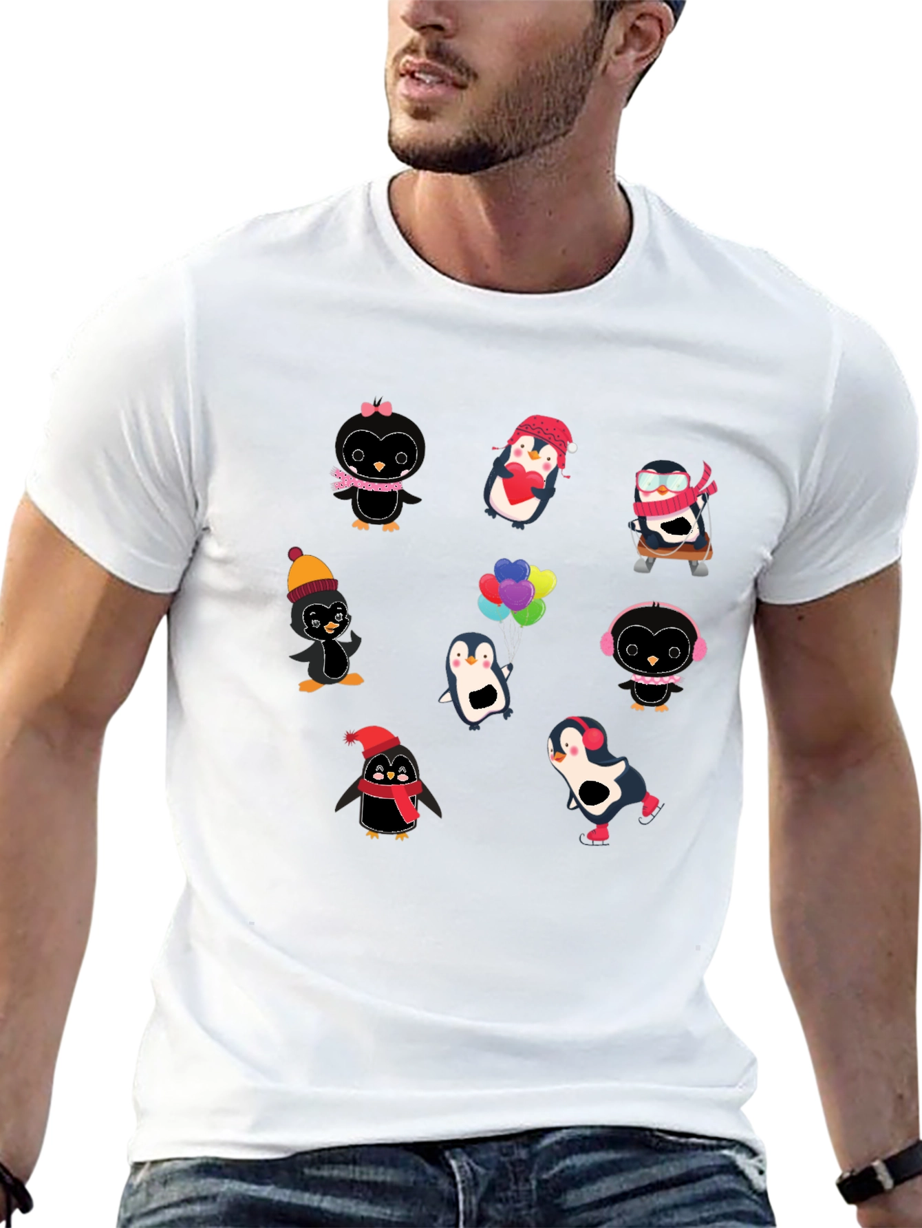 Penguin T-Shirt - Cute Animal Design
