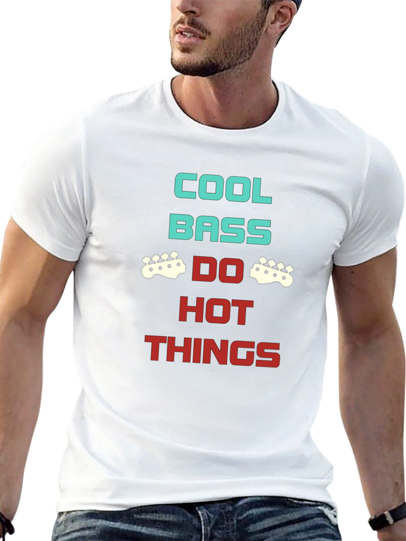 Cool Bass Do Hot Things Graphic Tee