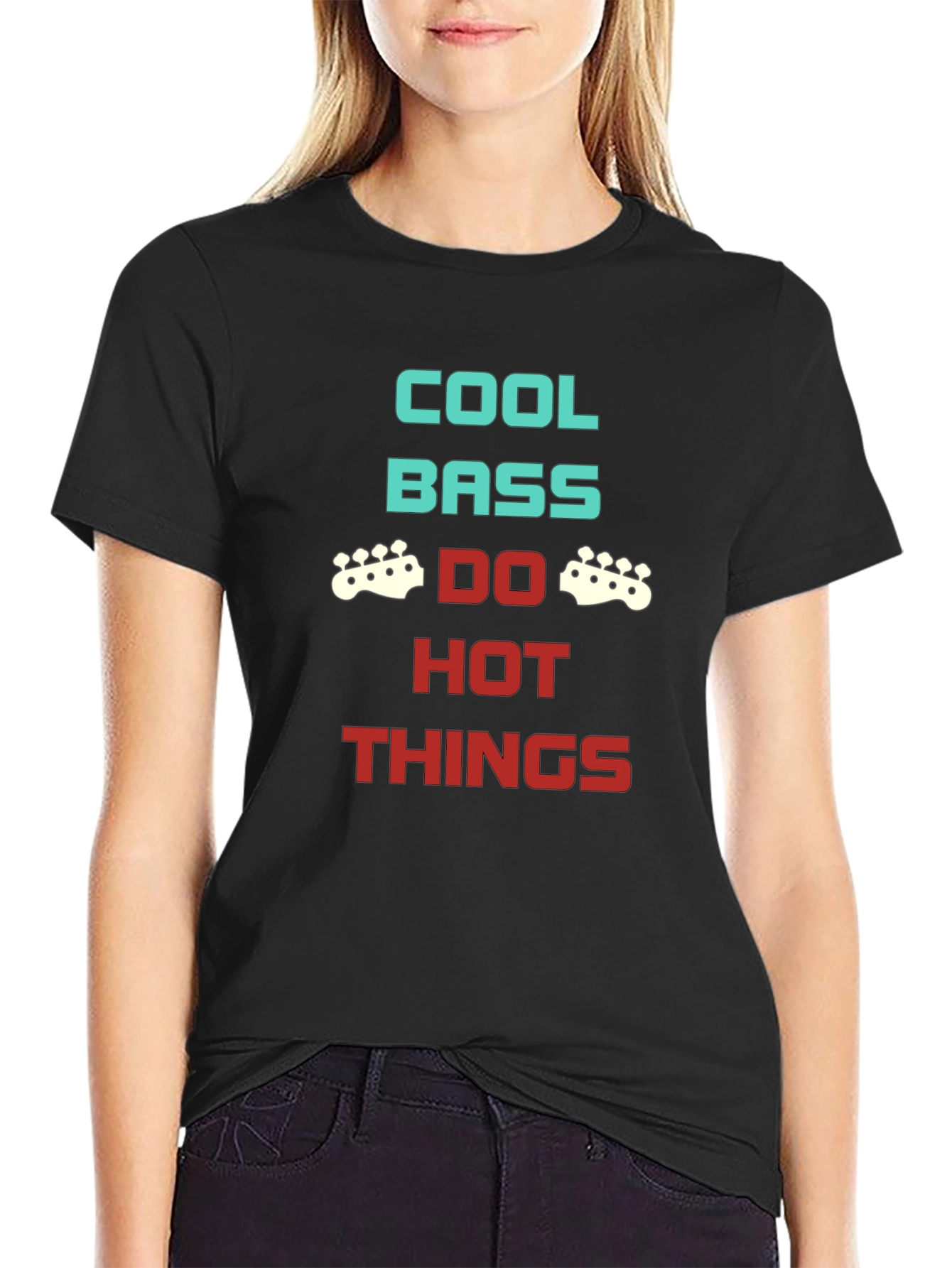 Cool Bass Do Hot Things Graphic Tee