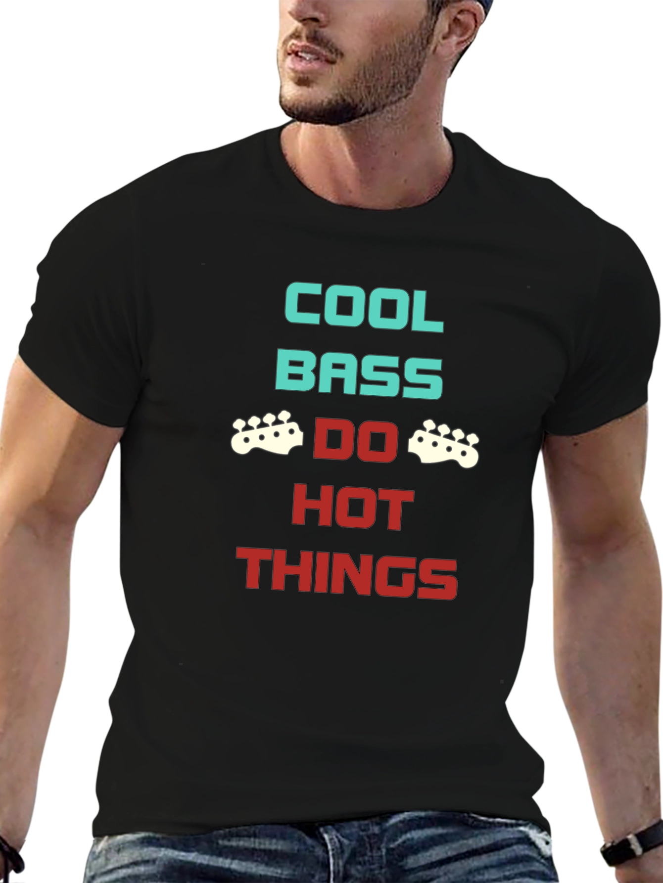 Cool Bass Do Hot Things Graphic Tee