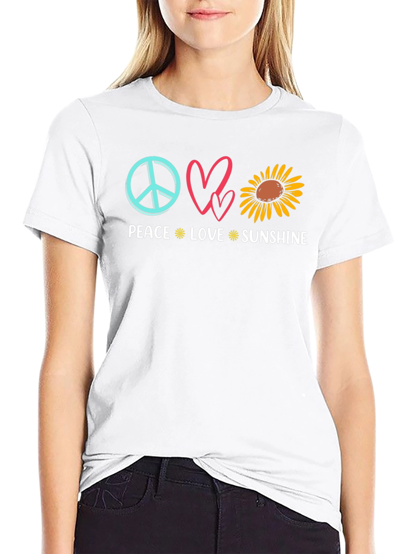 Peace Love Sunshine Graphic Tee