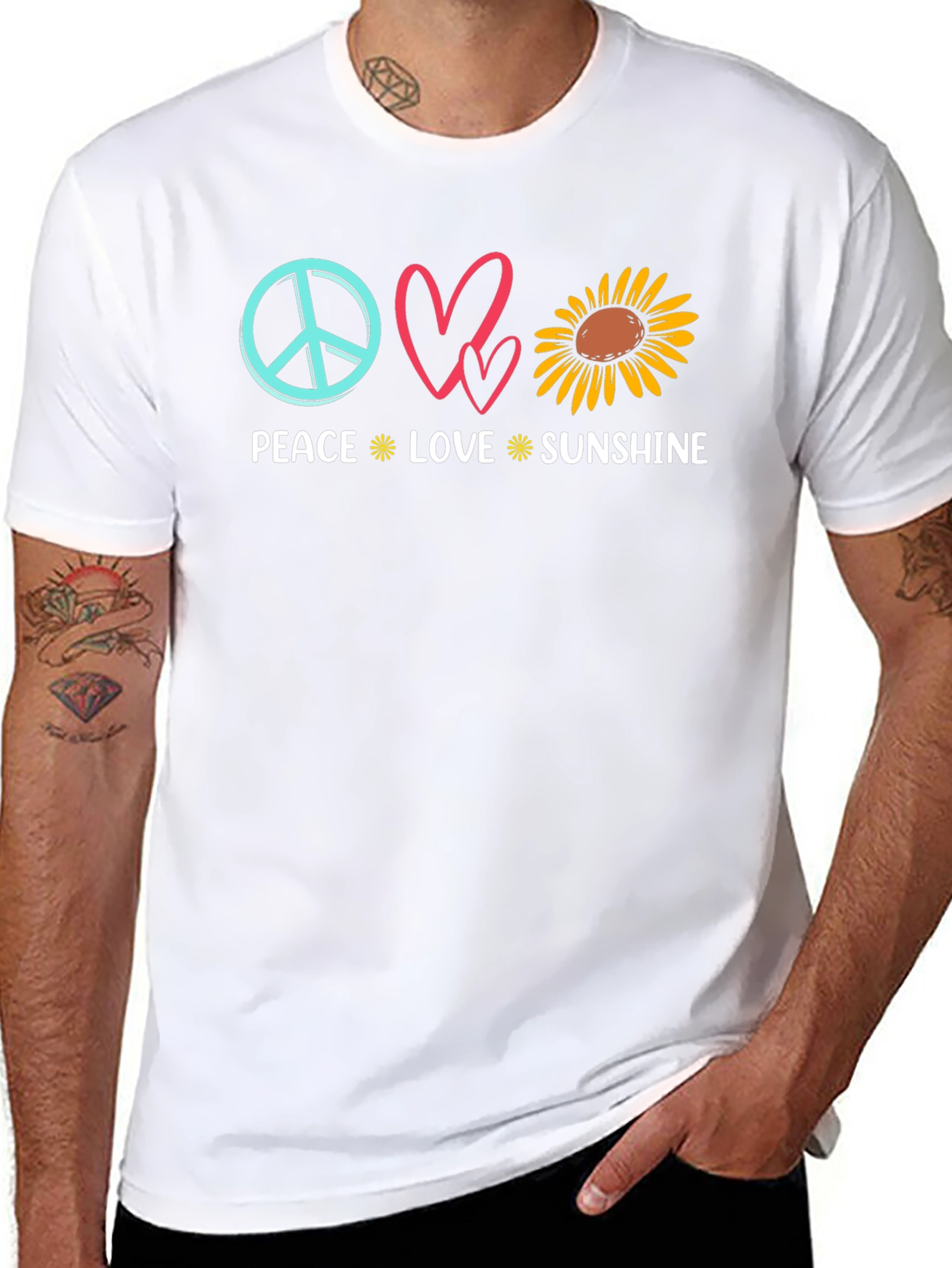 Peace Love Sunshine Graphic Tee