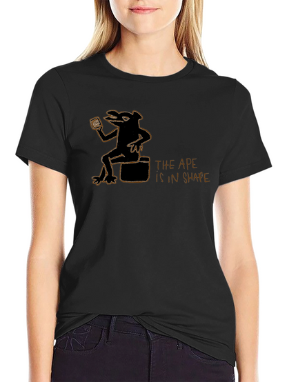 Ape in Shape Graphic Black T-Shirt