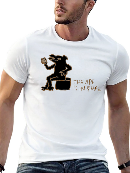 Ape in Shape Graphic Black T-Shirt