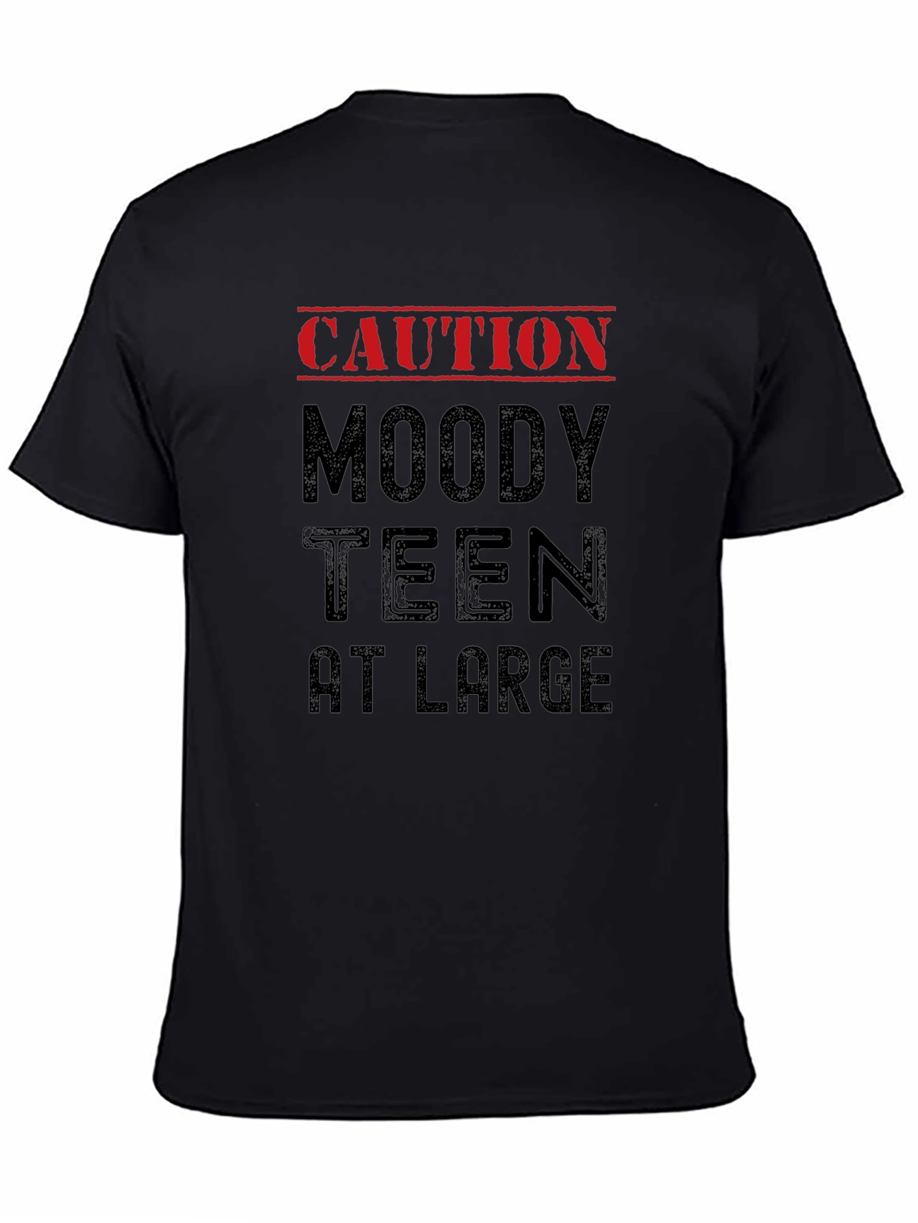 Caution Moody Teen At Large Graphic T-Shirt