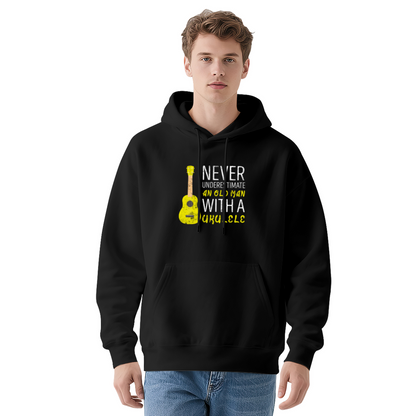 Trendy Hooded Sweatshirt - Black Hoodie Featuring