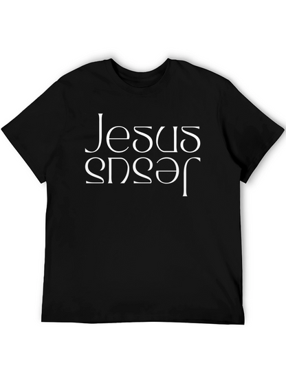 Jesus Mirror Image T-Shirt - Black