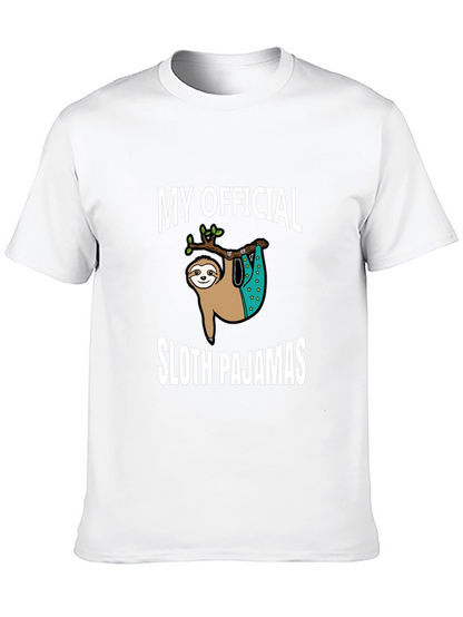 Funny Sloth Pajamas T-Shirt