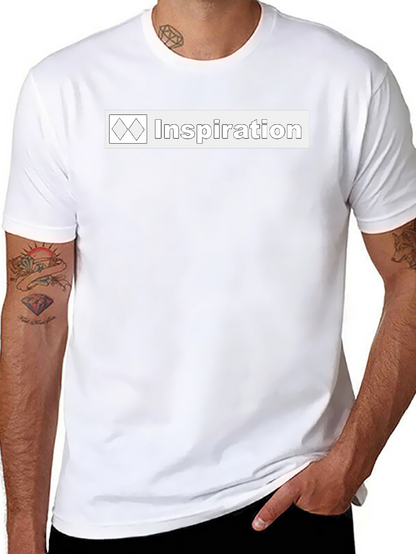 Inspiration Graphic Tee - Soft Black Cotton T-Shirt
