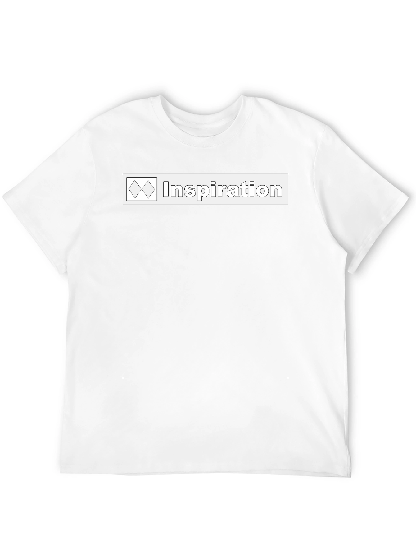 Inspiration Graphic Tee - Soft Black Cotton T-Shirt