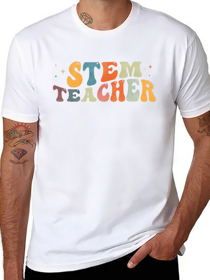 STEM Teacher Retro T-Shirt