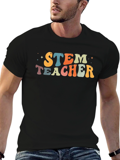 STEM Teacher Retro T-Shirt