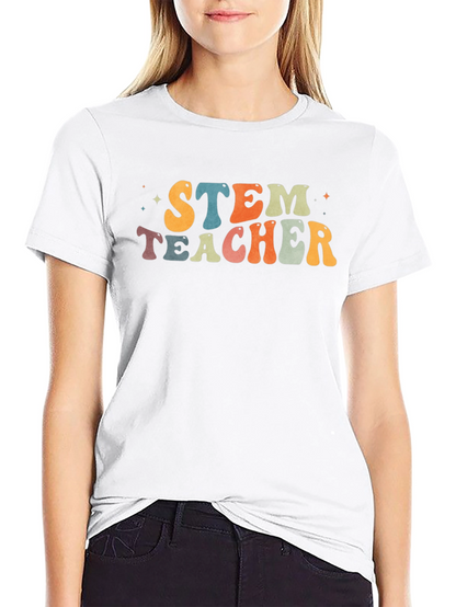 STEM Teacher Retro T-Shirt