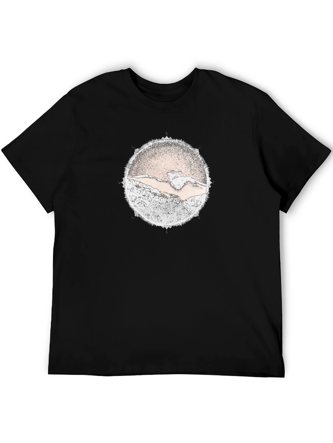 Mens Graphic Black T-Shirt