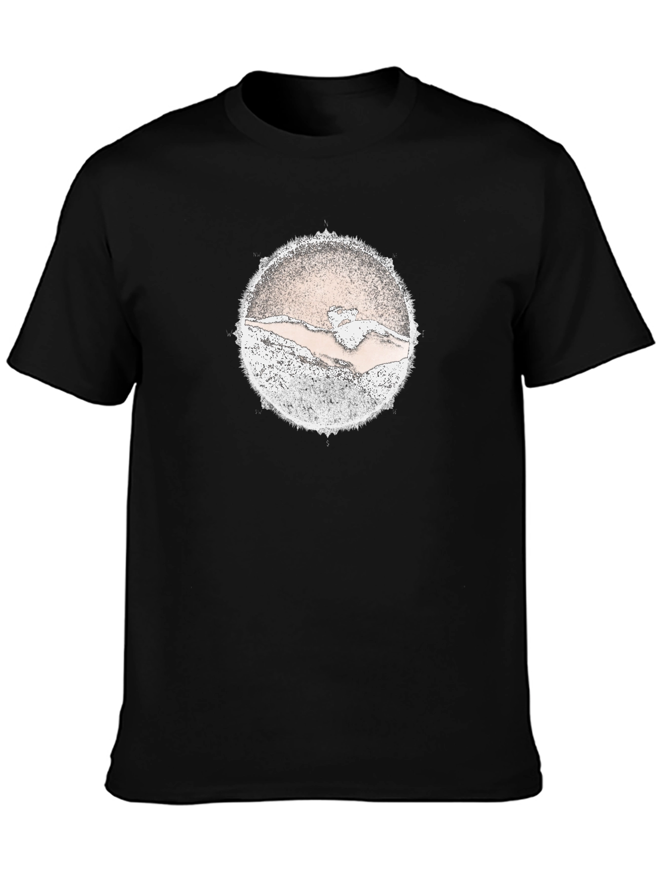 Mens Graphic Black T-Shirt
