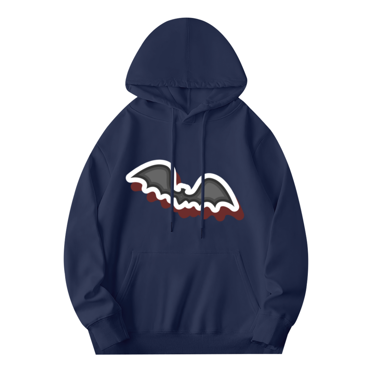 Unisex Graphic Hoodie - Navy Blue Hoodie