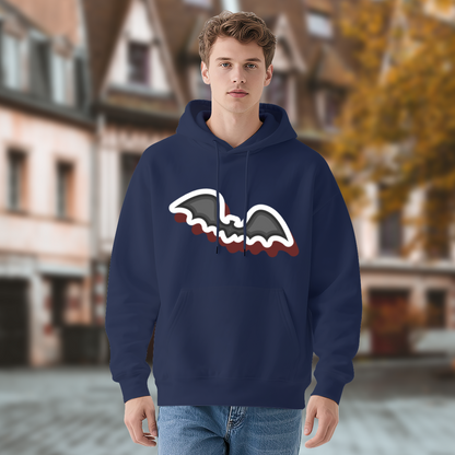 Unisex Graphic Hoodie - Navy Blue Hoodie