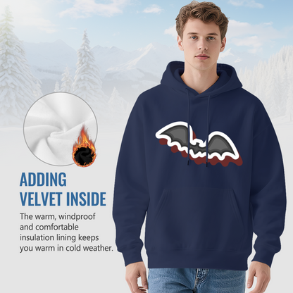 Unisex Graphic Hoodie - Navy Blue Hoodie