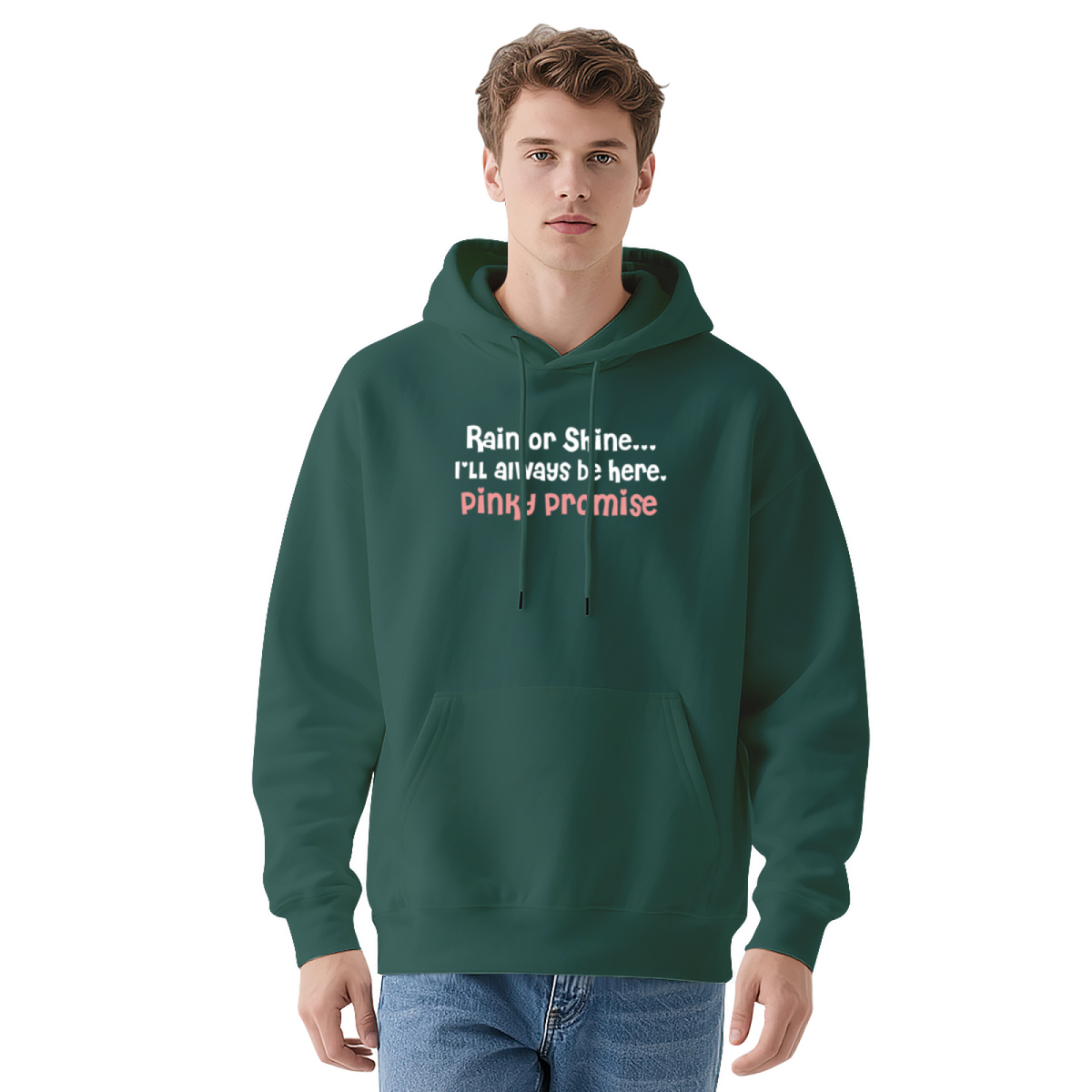 Always Here Pink Promise Hoodie