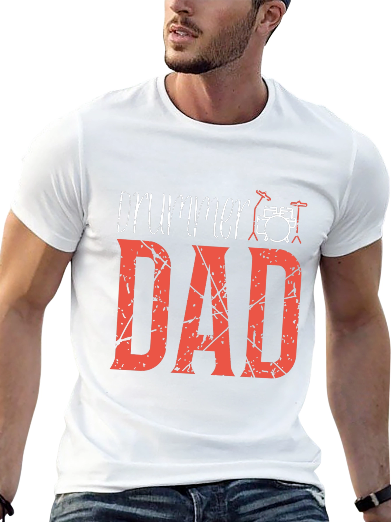 Drummer Dad T-Shirt