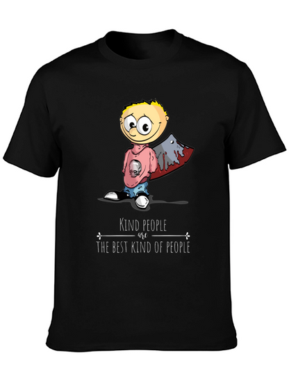Kind People T-Shirt Funny Graphic Tee Novelty Top
