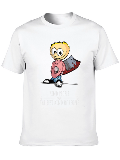 Kind People T-Shirt Funny Graphic Tee Novelty Top