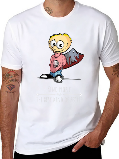 Kind People T-Shirt Funny Graphic Tee Novelty Top