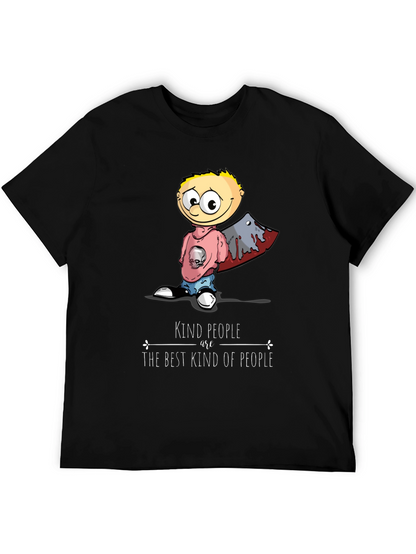 Kind People T-Shirt Funny Graphic Tee Novelty Top