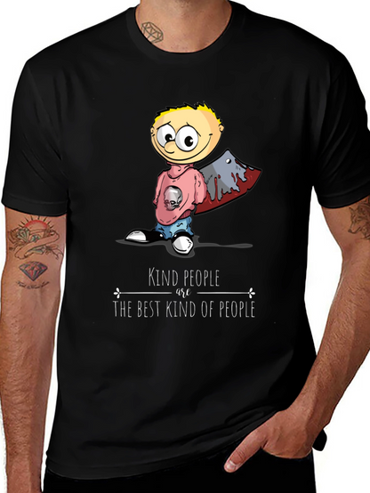Kind People T-Shirt Funny Graphic Tee Novelty Top