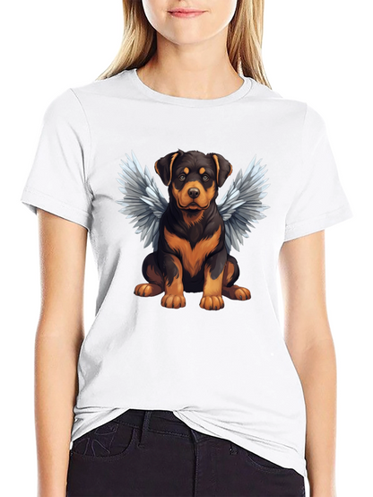 Angel Rottweiler Pet T-Shirt