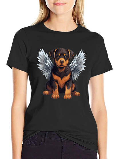 Angel Rottweiler Pet T-Shirt