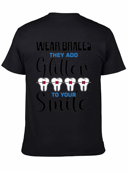 Wear Braces Glitter Smile T-Shirt