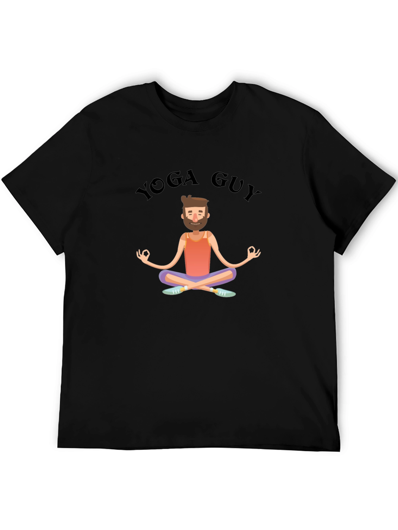 Yoga Guy T-Shirt - Meditating Man Tee