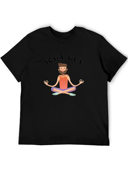 Yoga Guy T-Shirt - Meditating Man Tee
