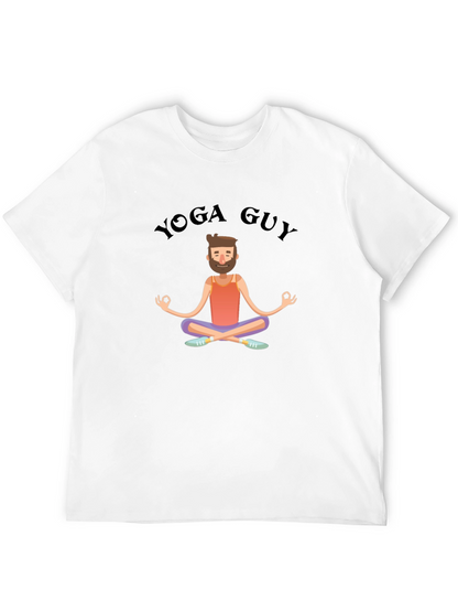 Yoga Guy T-Shirt - Meditating Man Tee
