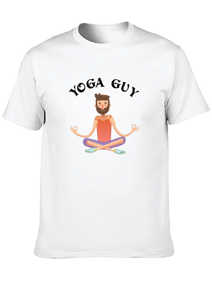 Yoga Guy T-Shirt - Meditating Man Tee