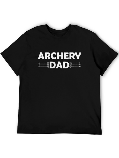 Archery Dad Graphic T-Shirt - Black Cotton Tee